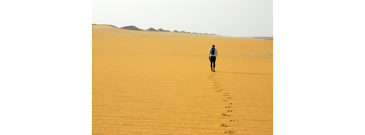 Stefano Miglietti, nel Kharafish (Egypt 2008)