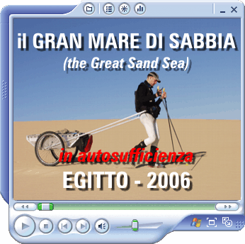 Clip Attraversata del deserto "Gran Mare di Sabbia (the Great Sand Sea) - Egitto 2006 (versione clip con audio)