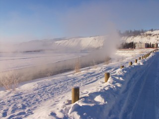 lo Yukon River nel tratto iniziale di gara