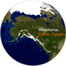Cartina Yukon  (Canada)