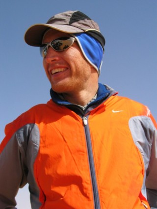 Stefano Miglietti all'arrivo